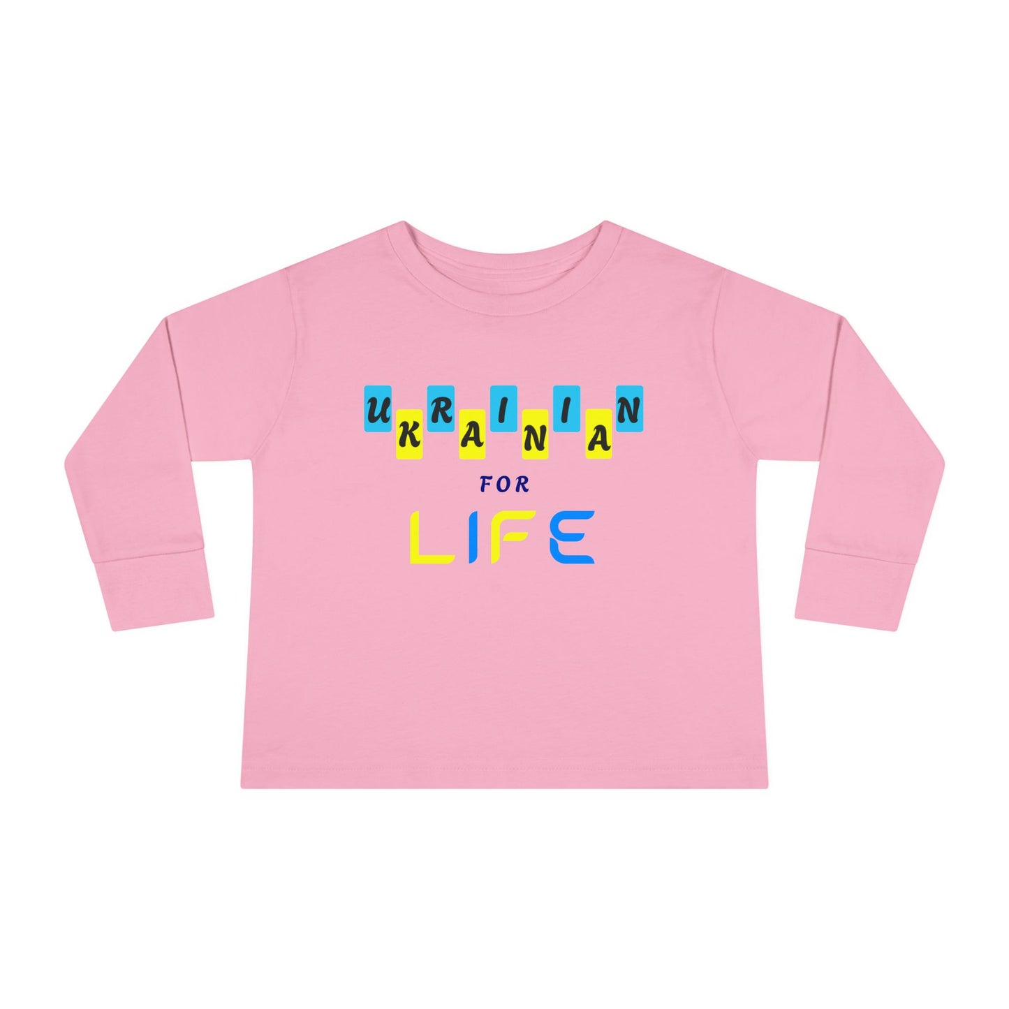 Toddler Long Sleeve Ukrainian for Life Tee