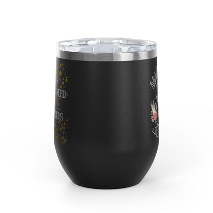 Skull Madness with Flowers Travel Mug 12oz