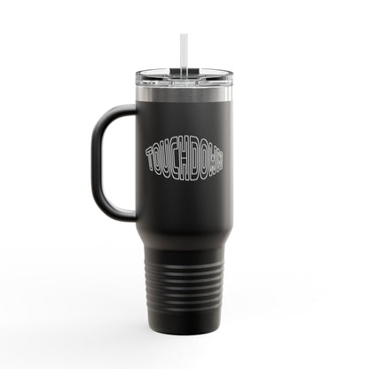 Football Season Touchdown Sporty Insulated Travel Mug, 40oz