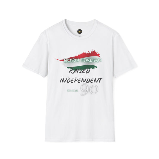 PERSONALIZE Born Italian Cotton T-Shirt - Independent Spirit Tee