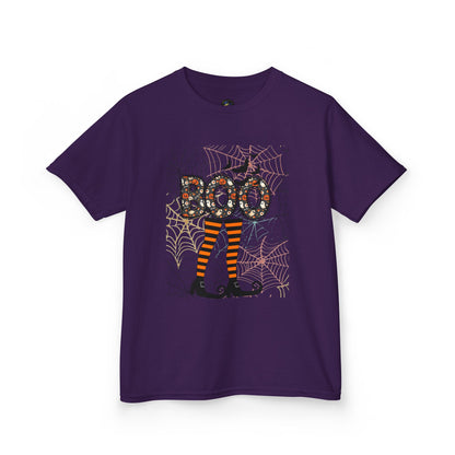 Kids Boo Crew Witch Feet Graphic Tee