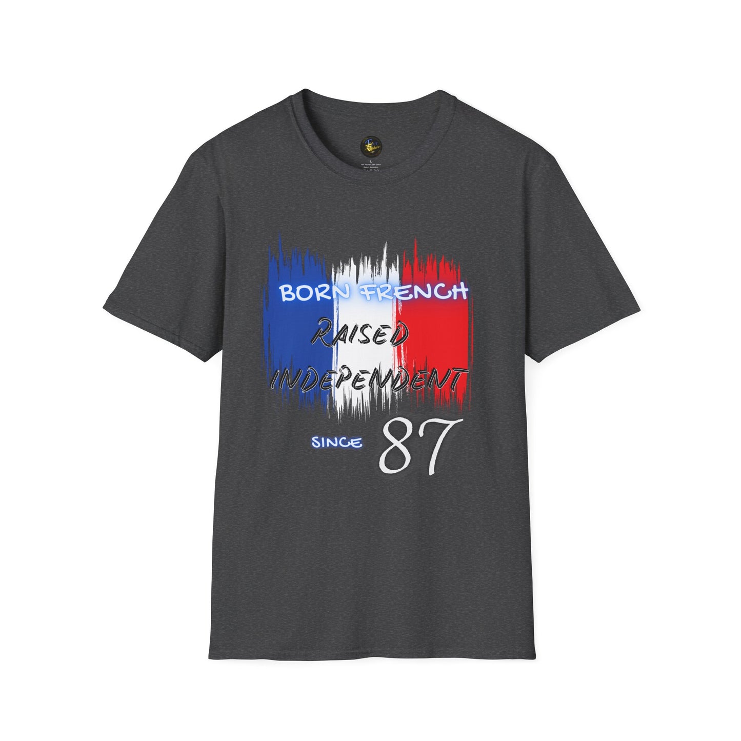 PERSONALIZE Born French Unisex Cotton T-Shirt - Independent Spirit Tee