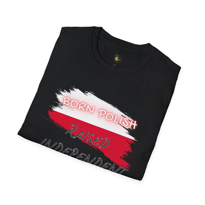 PERSONALIZE Born Polish Unisex Cotton T-Shirt - Independent Spirit Tee