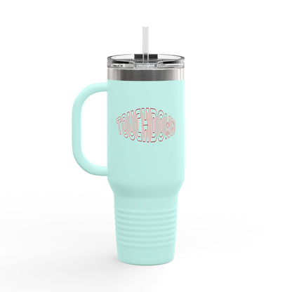 Football Season Touchdown Sporty Insulated Travel Mug, 40oz