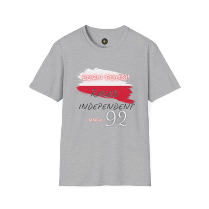 PERSONALIZE Born Polish Unisex Cotton T-Shirt - Independent Spirit Tee