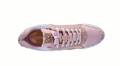 Michael Kors Maddy Two-Tone Logo and Mesh Trainer