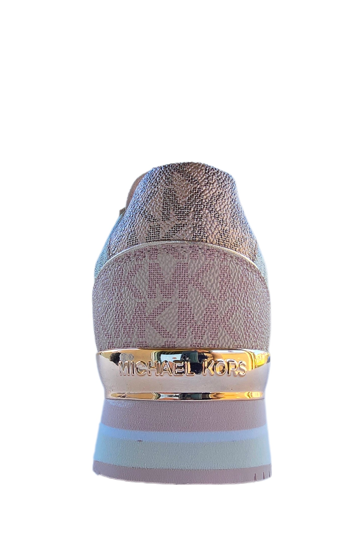 Michael Kors Maddy Two-Tone Logo and Mesh Trainer