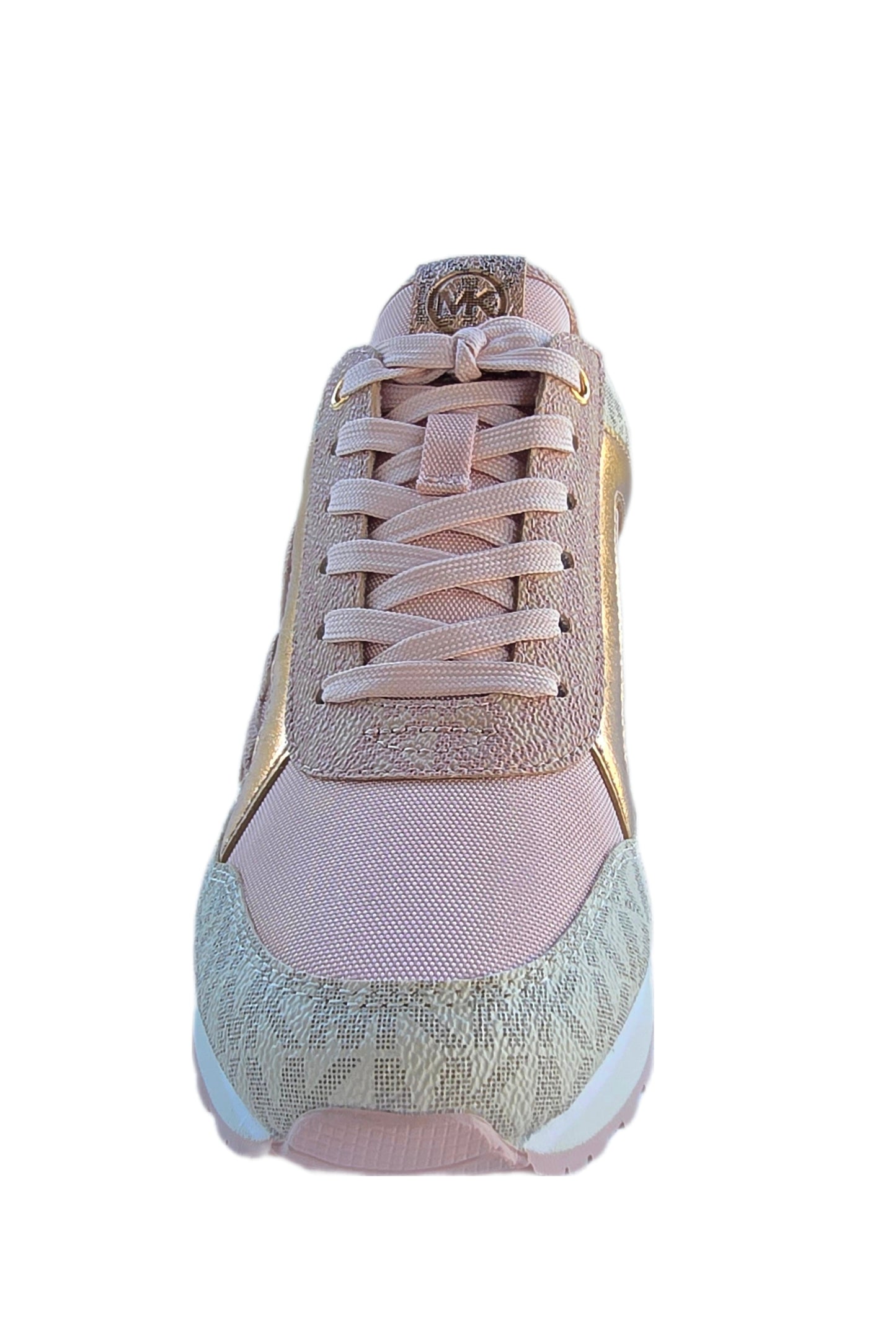 Michael Kors Maddy Two-Tone Logo and Mesh Trainer