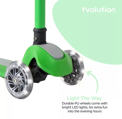 Yvolution Glider Air 3-Wheel Scooter – Fun, Stylish, and Effortless Riding