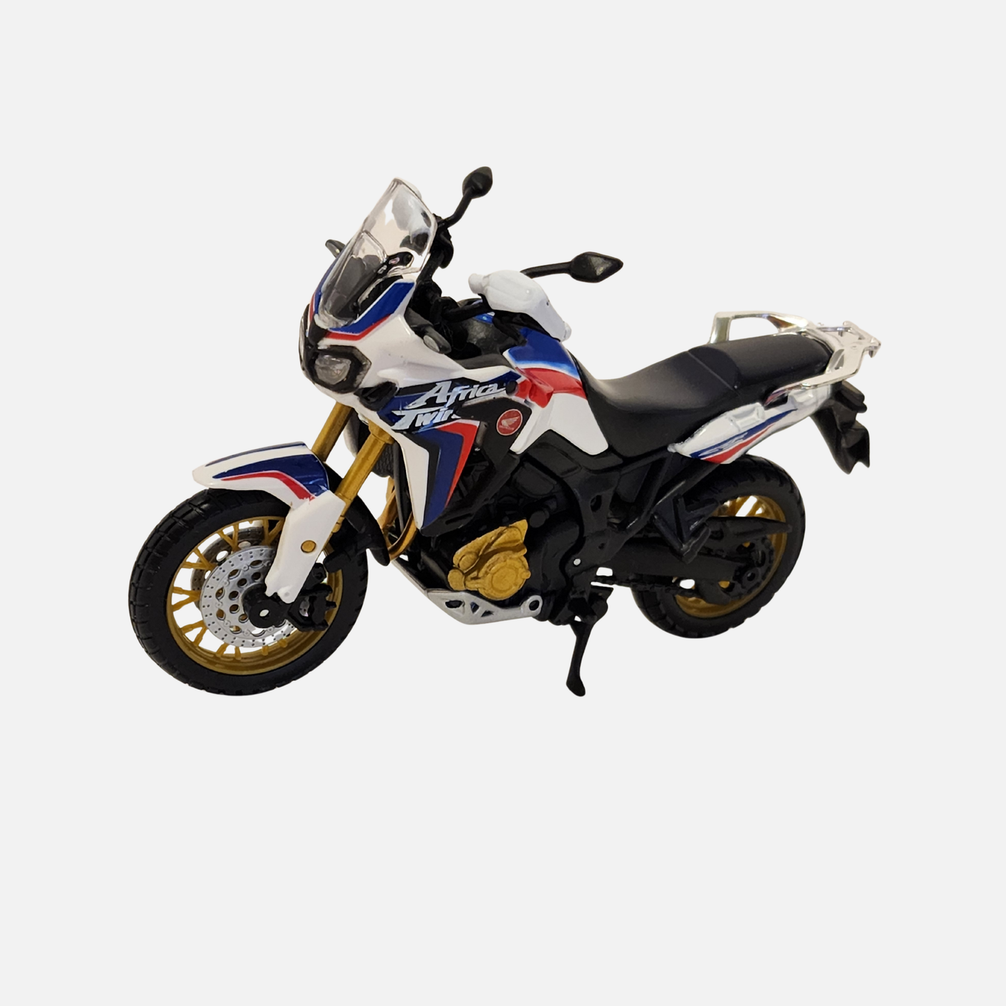 Maisto Motorcycles: Kawasaki ZX14, Ducati Scrambler, Honda CRF Africa Twin, KTM RC 390 1:18 Scale Dei-cast pack of 4