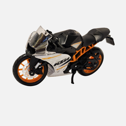 Maisto Motorcycles: Kawasaki ZX14, Ducati Scrambler, Honda CRF Africa Twin, KTM RC 390 1:18 Scale Dei-cast pack of 4