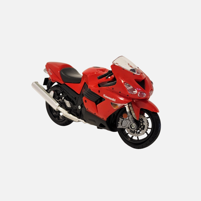 Maisto Motorcycles: Kawasaki ZX14, Ducati Scrambler, Honda CRF Africa Twin, KTM RC 390 1:18 Scale Dei-cast pack of 4