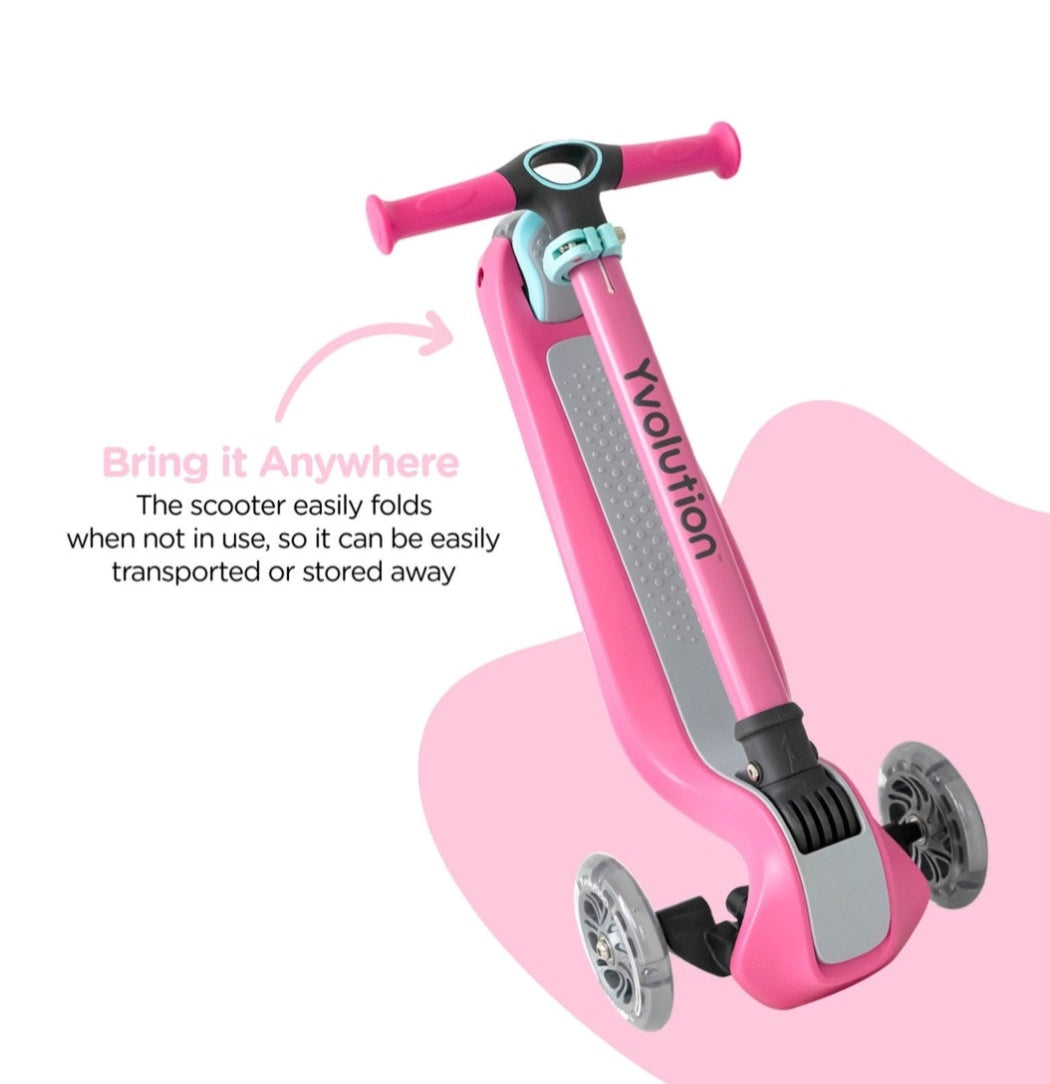 Yvolution Glider Air 3-Wheel Scooter – Fun, Stylish, and Effortless Riding