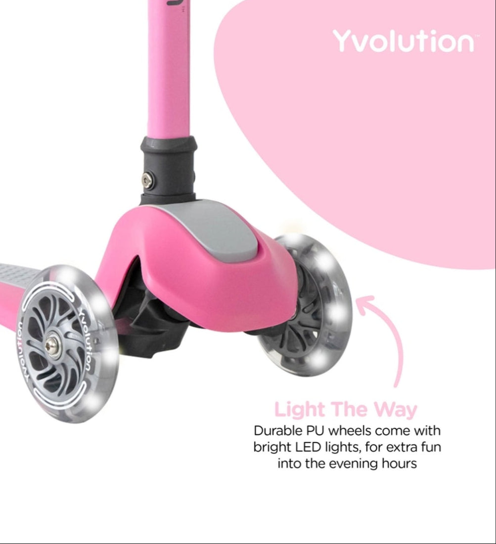 Yvolution Glider Air 3-Wheel Scooter – Fun, Stylish, and Effortless Riding