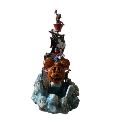 Disney Animated Halloween Pirate Ship Decoration with Lights & Music