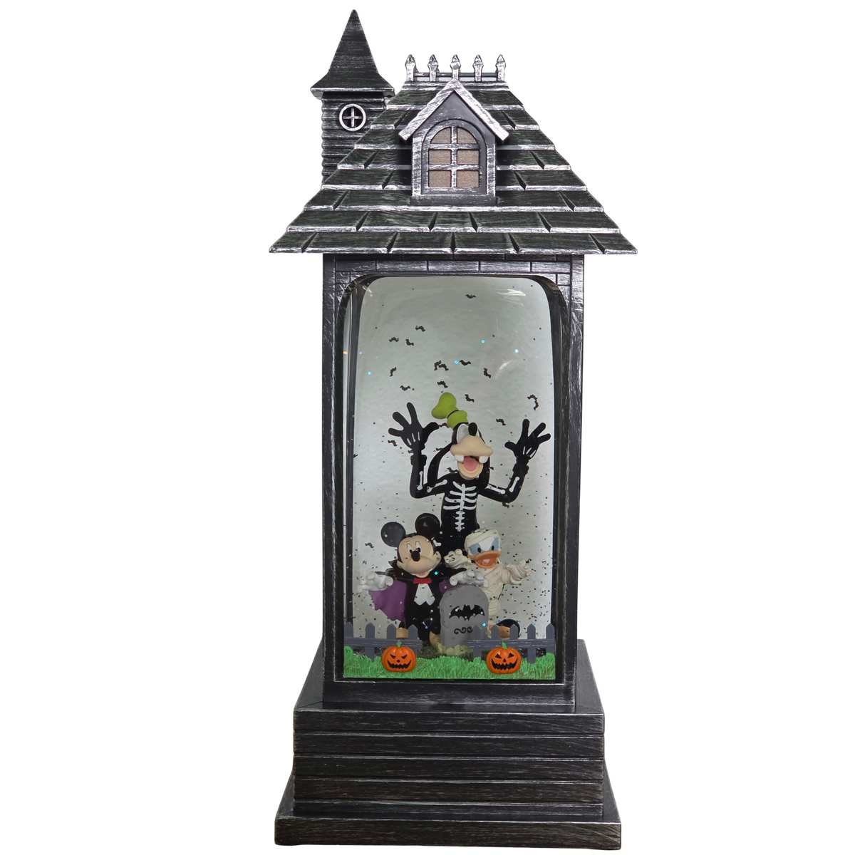 Disney Halloween Haunted Lantern with Lights & Music — Mickey, Donald & Goofy